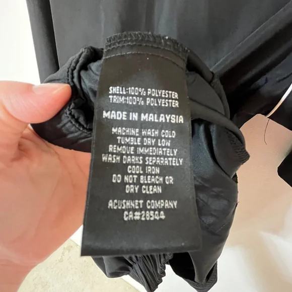 Footjoy Windbreaker Short Sleeve Men’s Size Large Water Resistant Golf V-Neck - Picture 4 of 10